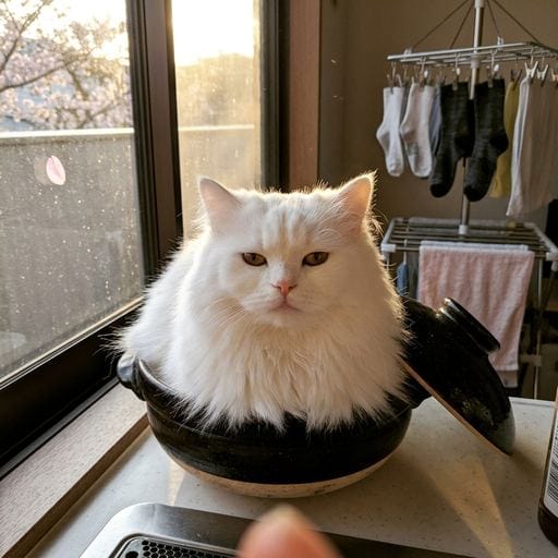 白たん：ぽかぽか、春のひざしがまぶしいねぇ。きょうも、いいお天気。ねぇねぇ、見て？ここ、しろたんのひみつきちなの。きづいたらはい…