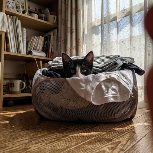 八割王子：はちわれおうじだよ〜！今日はね、おきゃくさまのおうちでたくさん遊んだんだにゃ！💕 くるくるまわるおもちゃ、だーいすきな…